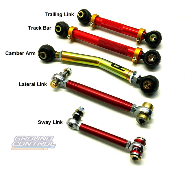 82-93 Mercedes 190E W201/Crossfire Rear Suspension Links – Ground 82-93 Mercedes 190E W201/Crossfire Rear Suspension Links – Ground